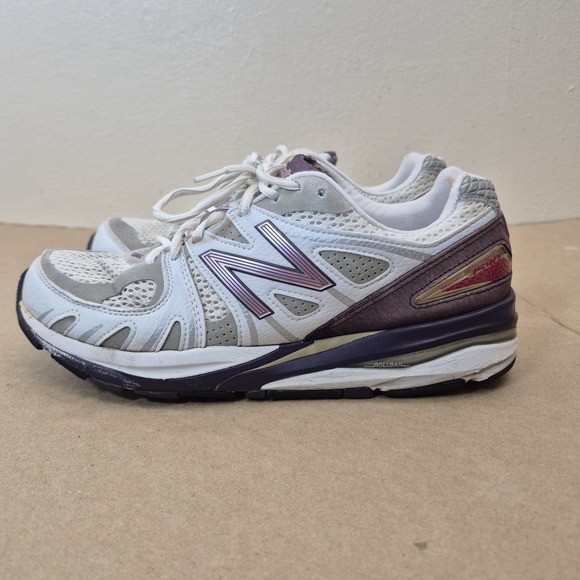 New Balance 1540 Made in USA Women's 10 Running Shoes - White & Purple - Picture 6 of 13